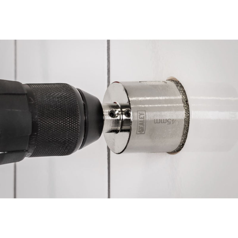 Sealey Electroplated Diamond Hole Saw 45mm DHS45 Sealey - Dynamic Drive