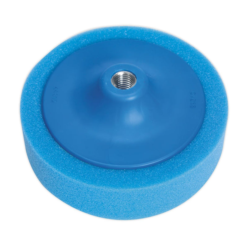 Sealey Buffing & Polishing Foam Head150 x 50mm 5/8"UNC Blue/Medium Sealey - Dynamic Drive