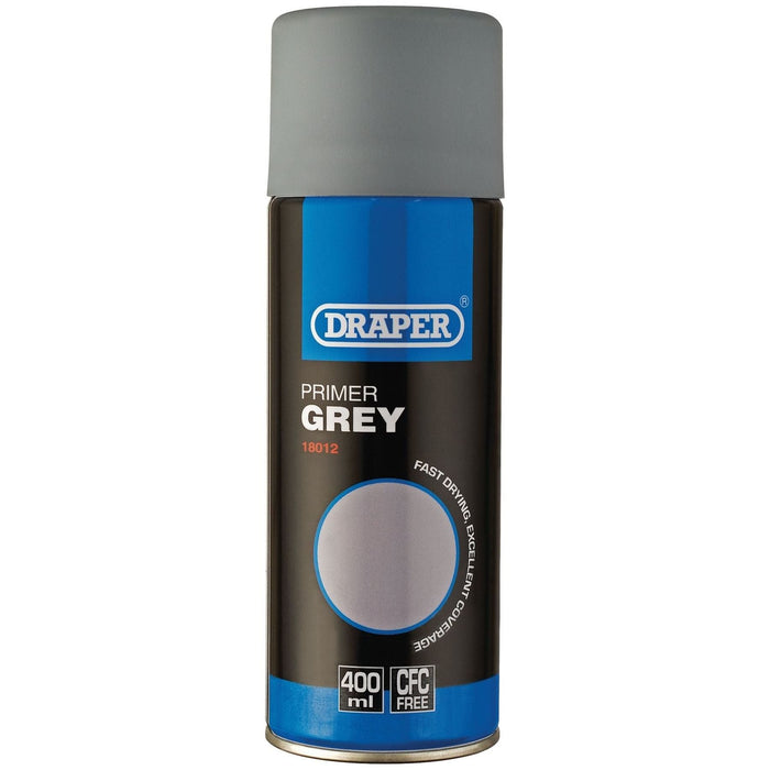 Draper Primer, 400ml, Grey 18012 Draper - Dynamic Drive