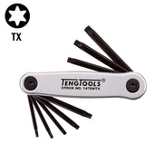Teng Tools Folding TX Key Set 8 Pieces Teng Tools - Dynamic Drive