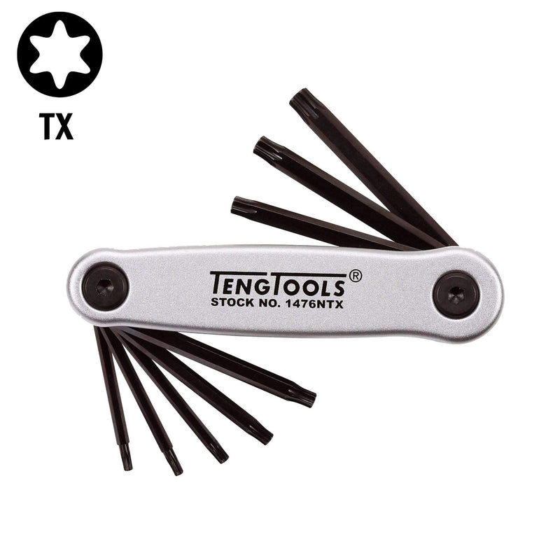 Teng Tools Folding TX Key Set 8 Pieces Teng Tools - Dynamic Drive