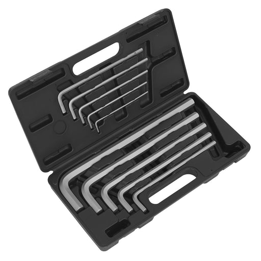 Sealey Jumbo Hex Key Set 10pc Extra-Long Metric AK6143 Sealey - Dynamic Drive