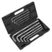 Sealey Jumbo Hex Key Set 10pc Extra-Long Metric AK6143 Sealey - Dynamic Drive