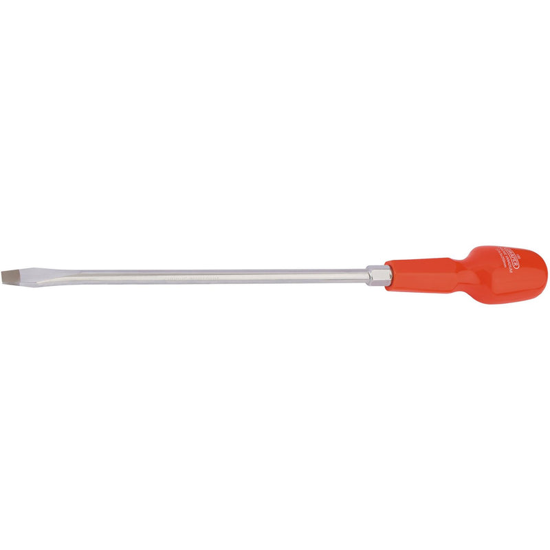 Draper Plain Slot Flared Tip Long Pattern Cabinet Pattern Screwdriver, 9.5 x 250 Draper - Dynamic Drive