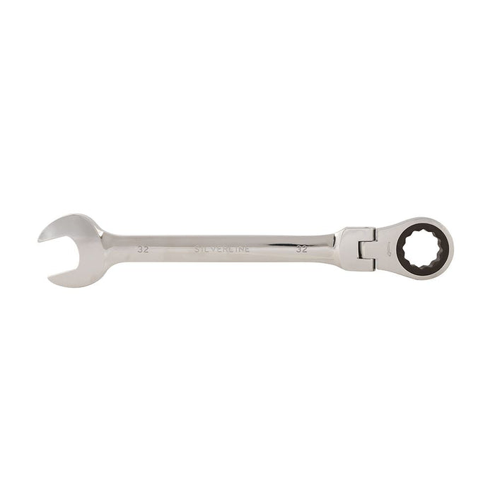 Silverline Flexible Head Ratchet Spanner 32mm Silverline - Dynamic Drive