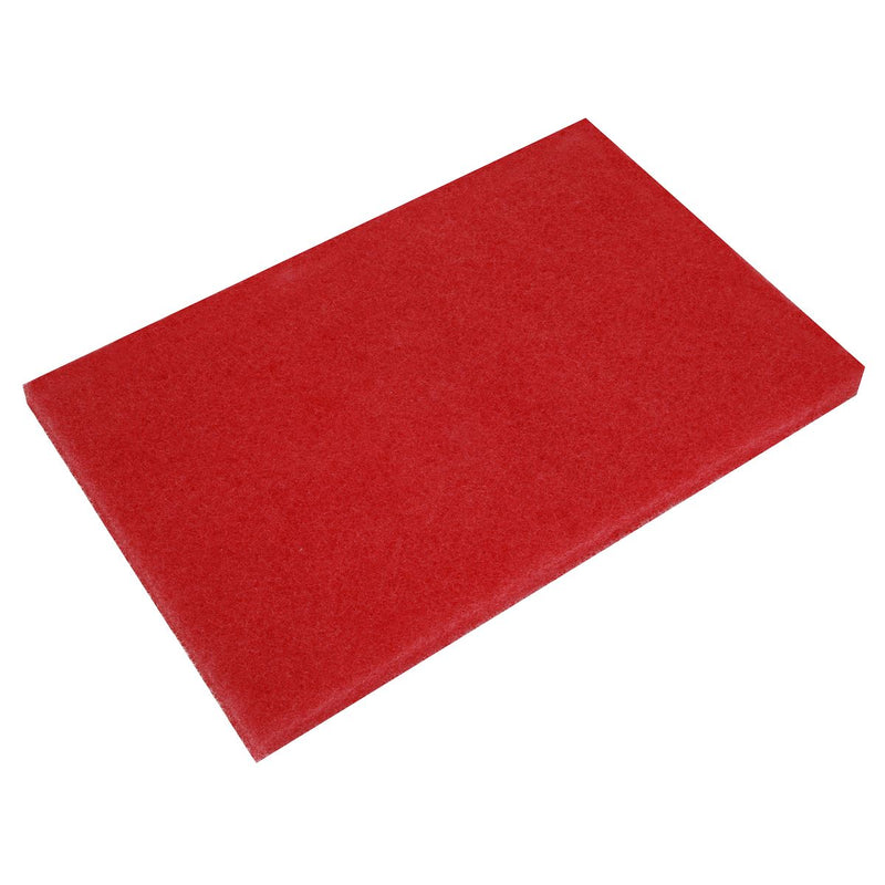 Sealey Red Buffing Pads 12 x 18 x 1" Pack of 5 RBP1218 Sealey - Dynamic Drive