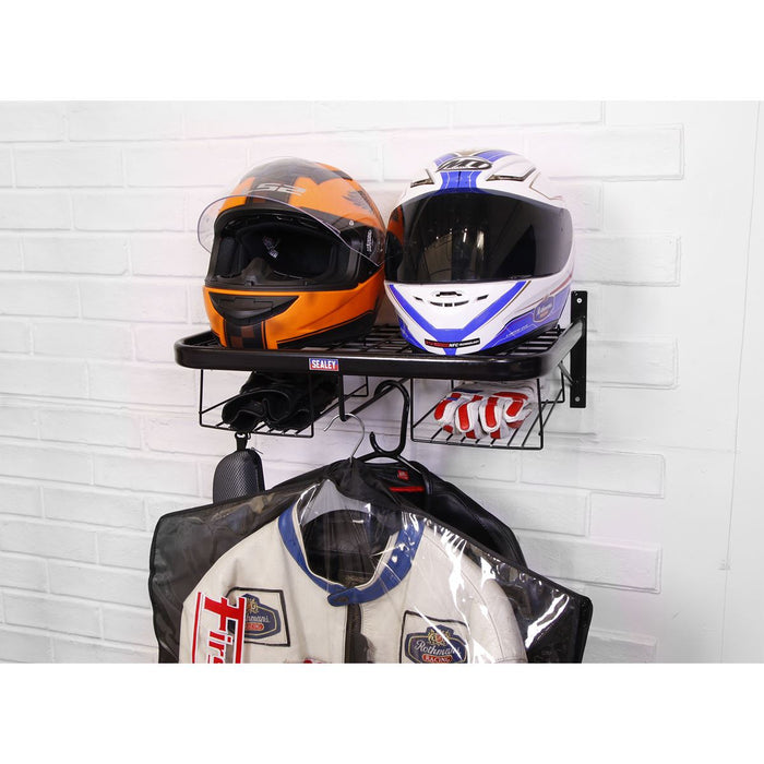 Sealey Motorcycle Helmet & Gear Tidy MS081 Sealey - Dynamic Drive