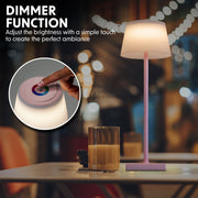 Dellonda Rechargeable Table Lamp for Home Office Restaurant RGB Colours Dellonda - Dynamic Drive