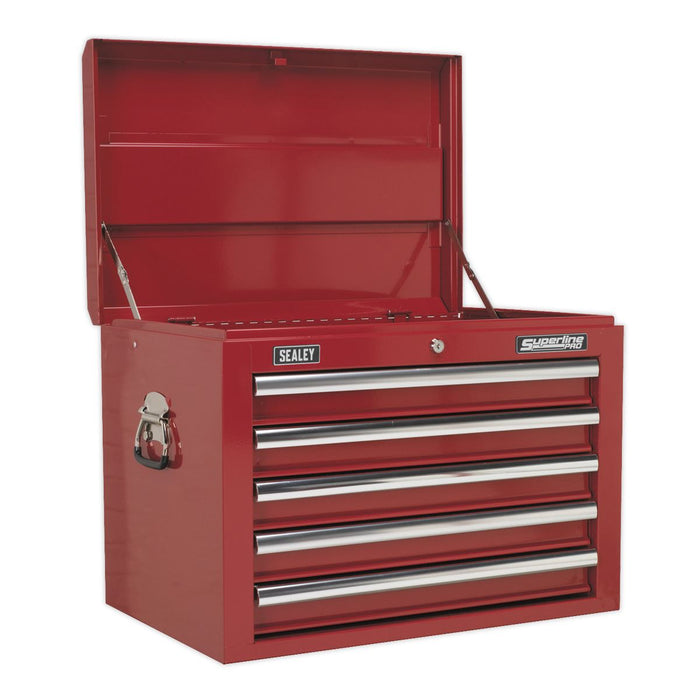 Superline PRO Tool Chest Combination 14 Drawer with 446pc Tool Kit - Red Superline Pro - Dynamic Drive