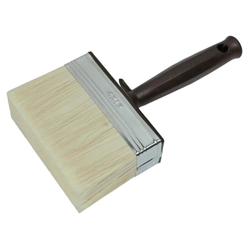 Faithfull Woodcare Shed & Fence Brush 120mm (4.3/4in) Faithfull - Dynamic Drive