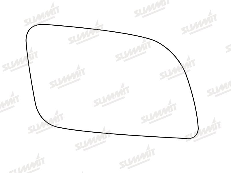 Summit Heated Base Plate With Standard Mirror Glass fits VW Polo 02 to 05 RHS Summit - Dynamic Drive