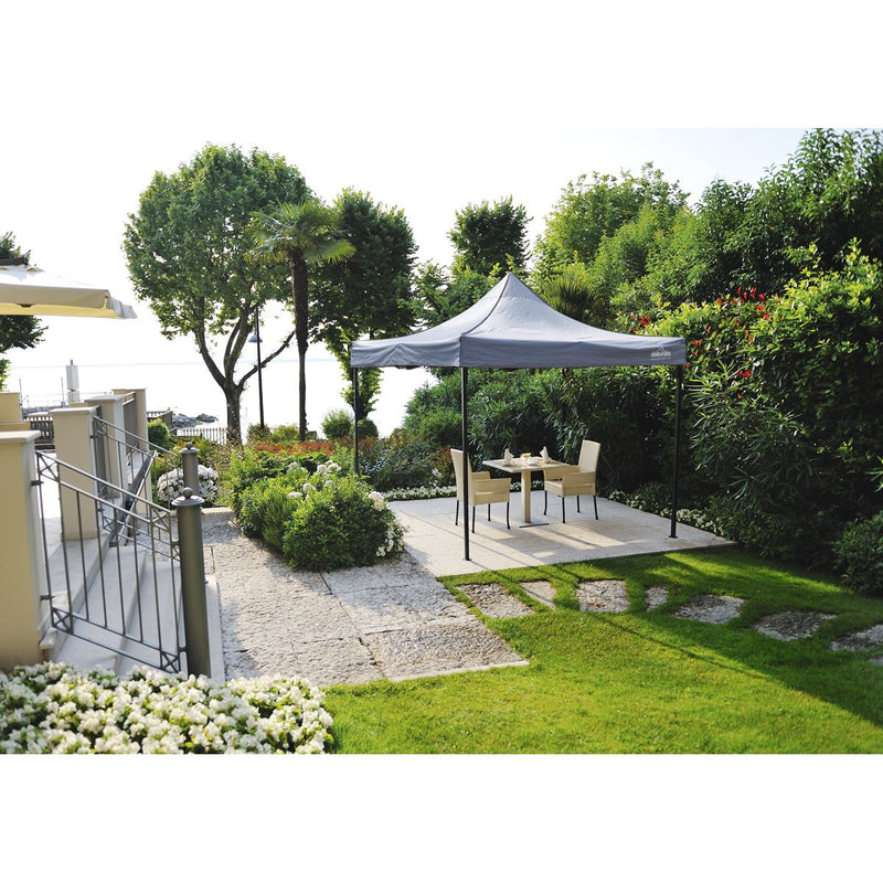 Dellonda 2x2m Pop-Up Gazebo Heavy Duty Carry Bag Rope Stakes & Weight Grey Dellonda - Dynamic Drive