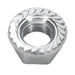 Sealey Flange Nut Serrated M10 Zinc DIN 6923 Pack of 100 FN10 Sealey  - Dynamic Drive