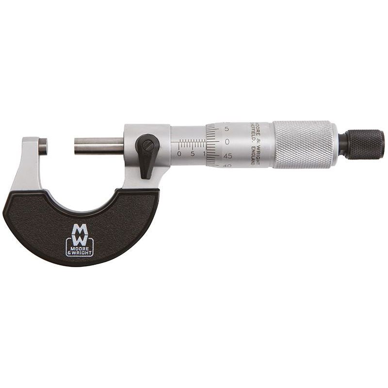 Moore & Wright 1961M Traditional External Micrometer 0-25mm/.01mm Moore & Wright - Dynamic Drive