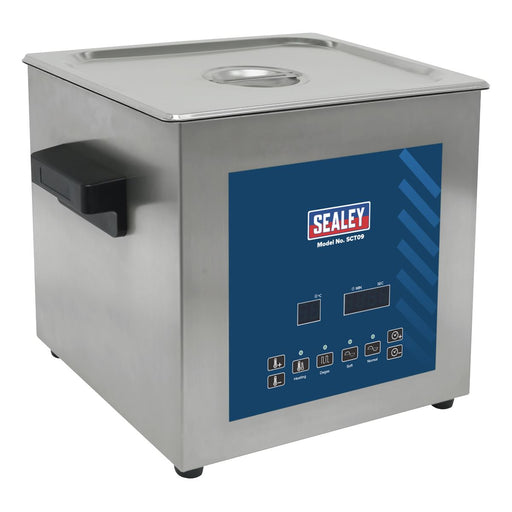 Sealey Ultrasonic Parts Cleaning Tank 9L SCT09 Sealey - Dynamic Drive