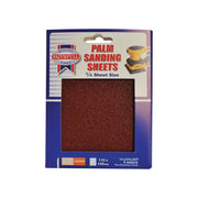 Faithfull 1/4 Sheet Palm Sander Sheets Coarse (Pack 5) Faithfull - Dynamic Drive