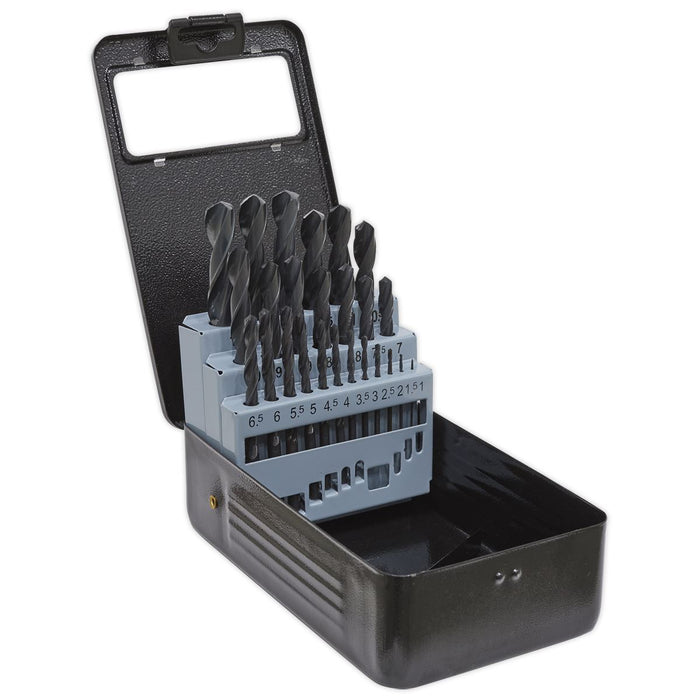 Sealey HSS Roll Forged Drill Bit Set 25pc 1-13mm DBS25RF Sealey  - Dynamic Drive