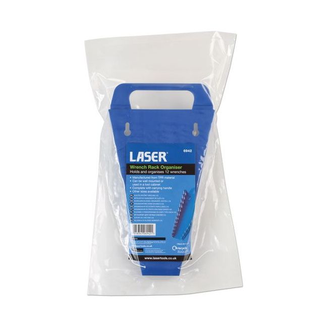 Laser Spanner Rack Organiser, 12 Spanners 6942 Laser - Dynamic Drive