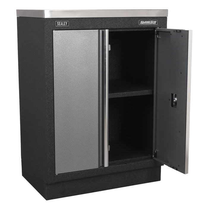 Sealey Modular 2 Door Floor Cabinet 680mm APMS52 Sealey - Dynamic Drive