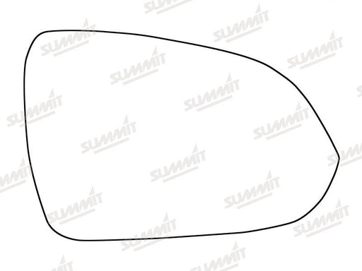 Summit Heated Base Plate With Standard Mirror Glass fits Kia Rio 17 on RHS Summit - Dynamic Drive