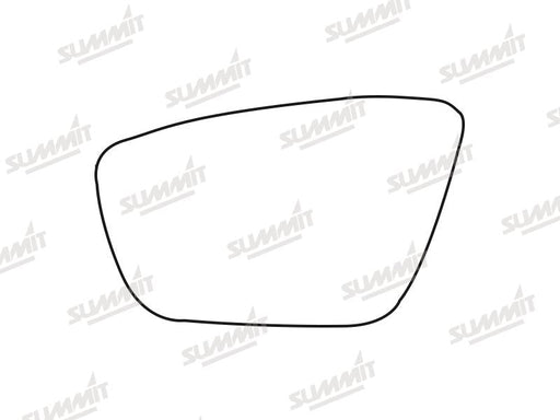 Summit Non-Heated Base Plate With Standard Mirror Glass fits Ford Ka+ 16 on LHS Summit - Dynamic Drive