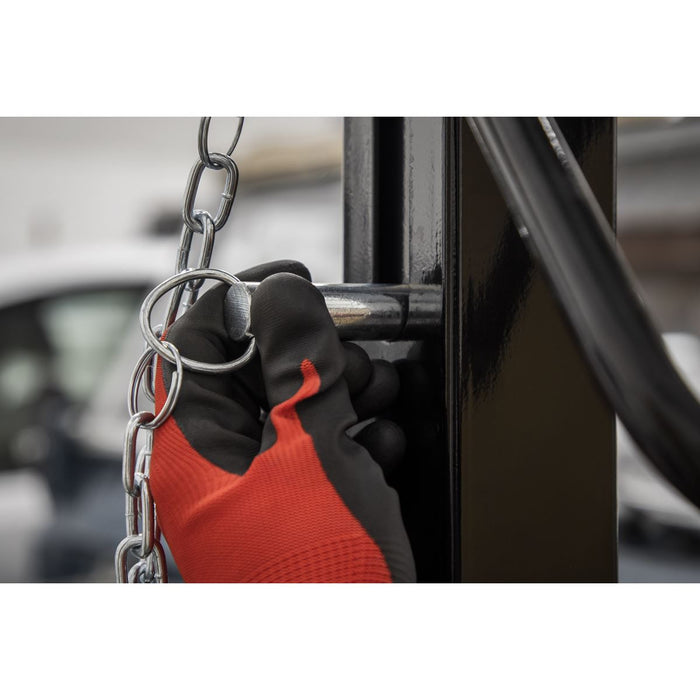 Sealey Portable Lifting Gantry Crane Adjustable 1 Tonne & Hoist Combo SG1000KIT Sealey - Dynamic Drive
