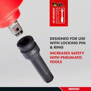 Teng Tools 1/2" Hex Impact Socket DIN AF 3/16" Teng Tools - Dynamic Drive