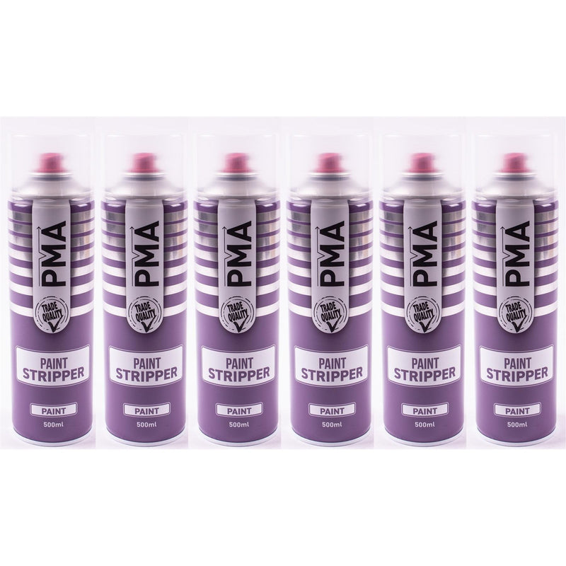 6X Paint Stripper Pma Aerosol Paint Remover 500Ml Bodyshop Car PMA - Dynamic Drive