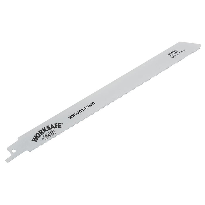 Sealey Reciprocating Saw Blade Metal 225mm 18tpi Pack of 5 WRS3014/200 Sealey - Dynamic Drive