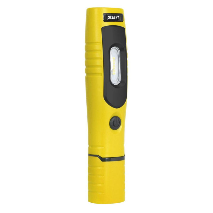 Sealey Rechargeable 360 Inspection Light 7 SMD & 3W SMD LED Yellow Lithium-ion Sealey - Dynamic Drive
