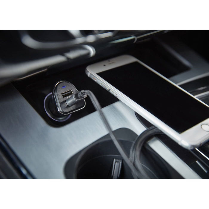 Ring Twin Port USB in-car charger Aux / Cigarette Lighter Socket High Power 2.5A Ring Automotive - Dynamic Drive