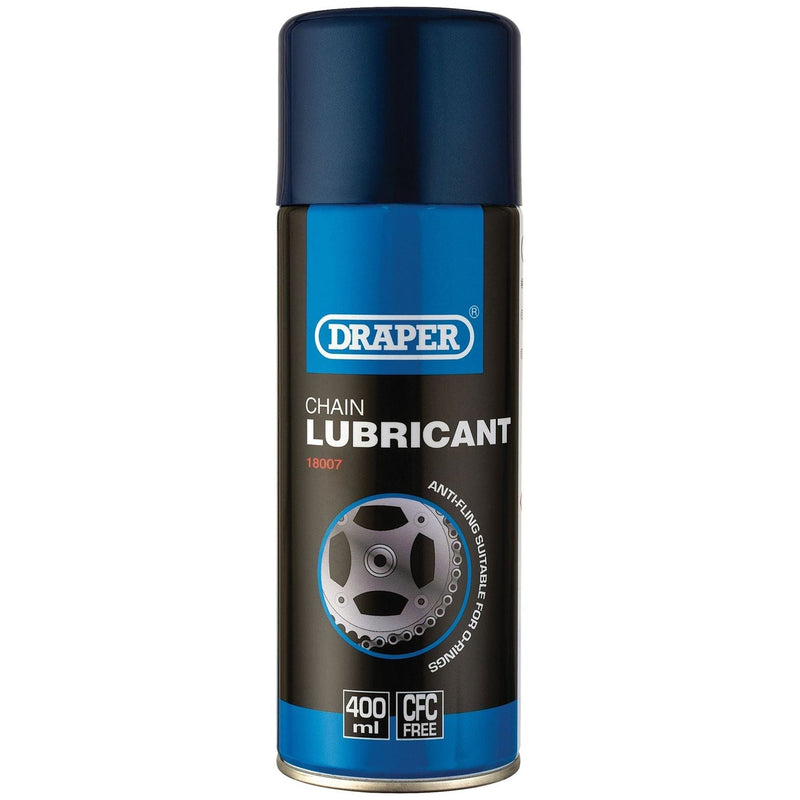 Draper Chain Lubricant, 400ml 18007 Draper - Dynamic Drive