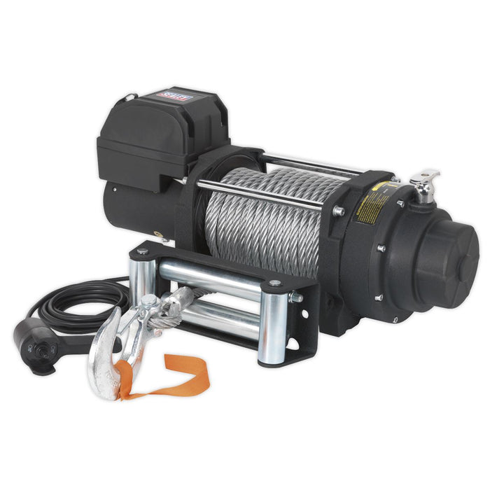 Sealey Recovery Winch 8180kg (18000lb)Line Pull 12V Industrial RW8180 Sealey - Dynamic Drive