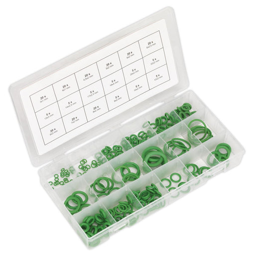 Sealey Rubber O-Ring Air Conditioning Assortment 225pc ACOR225 Sealey - Dynamic Drive