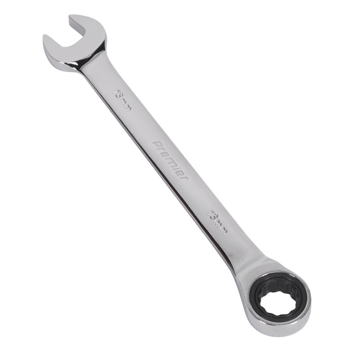 Sealey Ratchet Combination Spanner 13mm RCW13 Sealey - Dynamic Drive