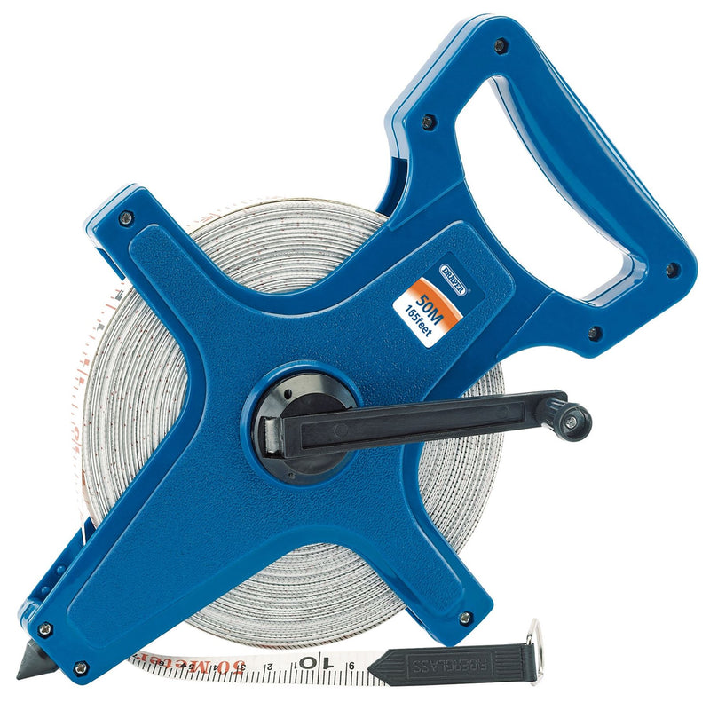 Draper Fibreglass Surveyor's Tape, 50m/165ft 51089 Draper - Dynamic Drive