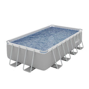 Dellonda Deluxe Steel Frame Swimming Pool with Filter Pump 18ft DL22 Dellonda - Dynamic Drive