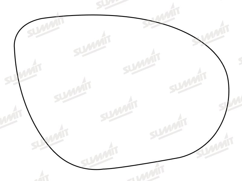 Summit Stick-On Aspheric Mirror Glass fits Nissan Juke 10 on RHS Summit - Dynamic Drive