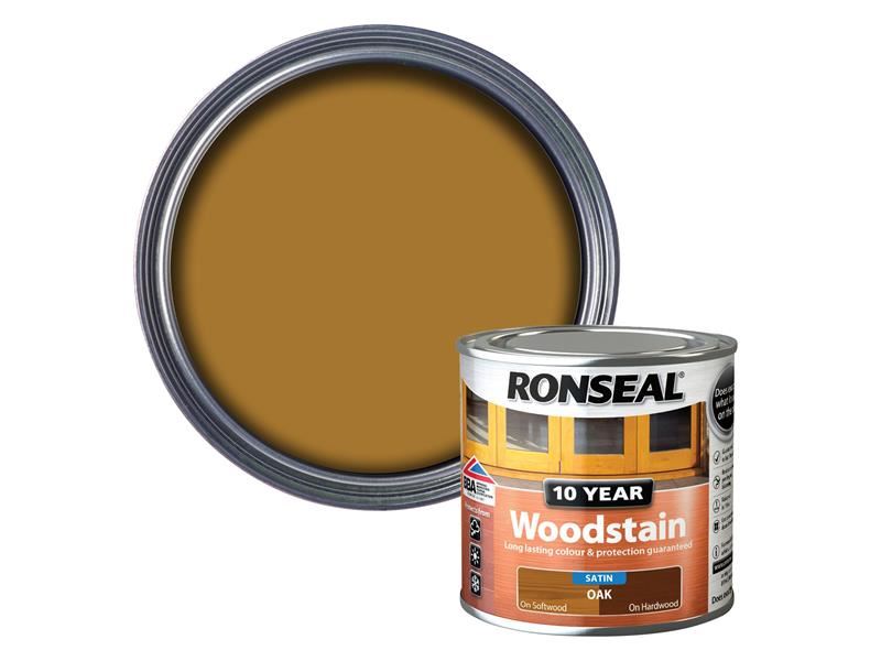 Ronseal 10 Year Woodstain Oak 250ml Ronseal - Dynamic Drive