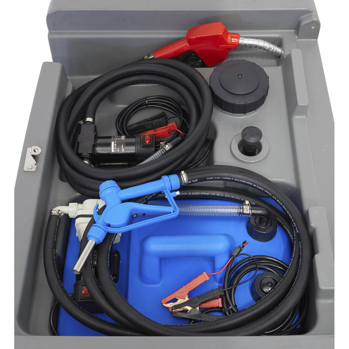 Sealey Combi Fuel Tank 400L/50L Portable D440T Sealey - Dynamic Drive