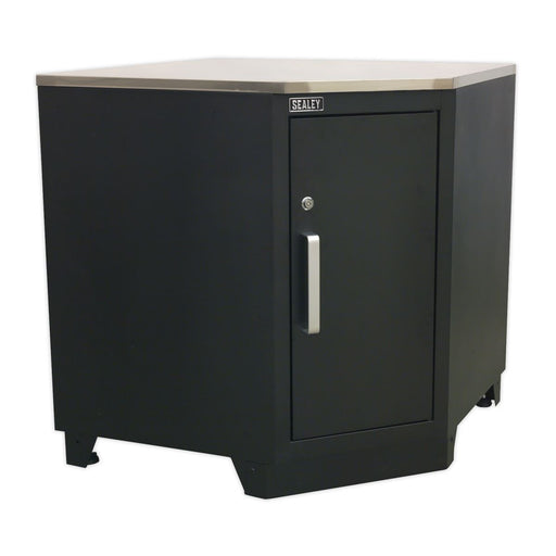 Sealey Modular Corner Floor Cabinet 930mm Heavy-Duty APMS15 Sealey - Dynamic Drive