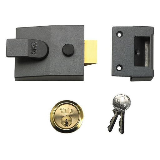 Yale Locks 91 Basic Nightlatch 60mm Backset DMG Finish Box Yale Locks - Dynamic Drive