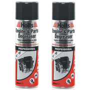 2 x Holts Engine & Parts Degreaser Spray Cleaner Car Grease Dirt Remover 500ml Holts - Dynamic Drive