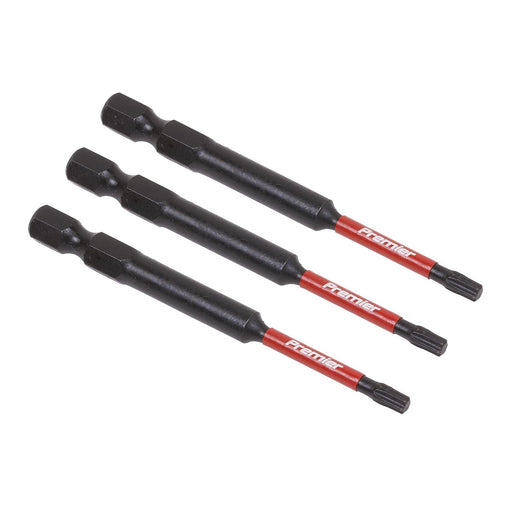 Sealey TRX-Star* T15 Impact Power Tool Bits 75mm 3pc AK8266 Sealey - Dynamic Drive