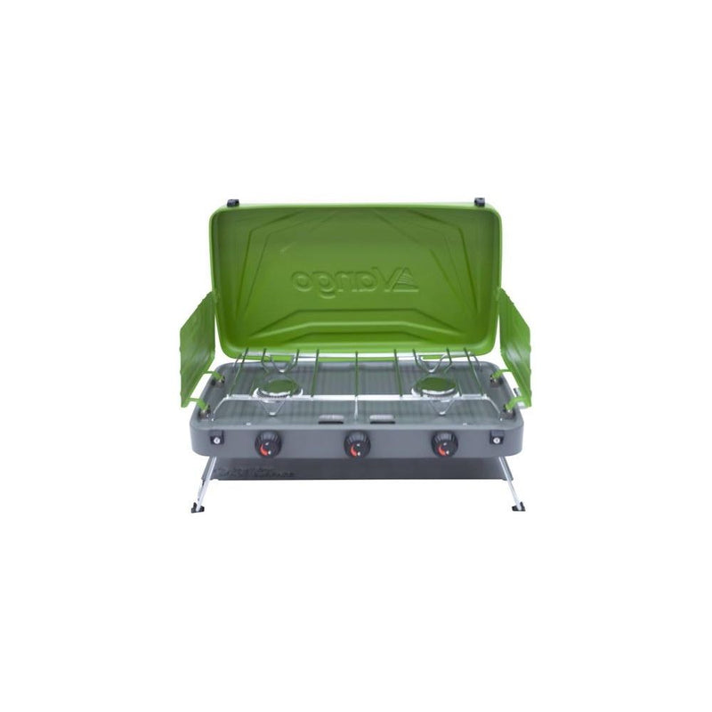 Vango Combi IR Camping Cooker Compact Two Burner Grill And Stove Piezo Vango - Dynamic Drive