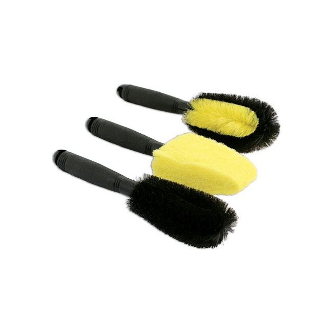 Laser Wheel Brush Set 3pc 5008 Laser - Dynamic Drive