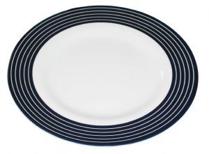 Navy Pinstripe Side Plate NPS301 Unbranded - Dynamic Drive