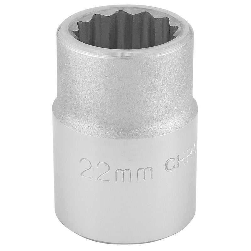 Draper 12 Point Socket, 3/4" Sq. Dr., 22mm 16691 Draper - Dynamic Drive