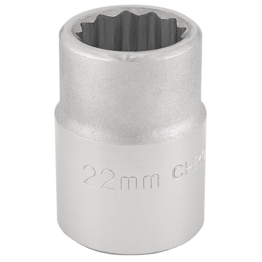 Draper 12 Point Socket, 3/4" Sq. Dr., 22mm 16691 Draper - Dynamic Drive