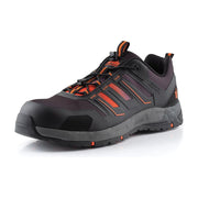 Scruffs Air Safety Trainer Black/Orange Size 7 / 41 Scruffs - Dynamic Drive